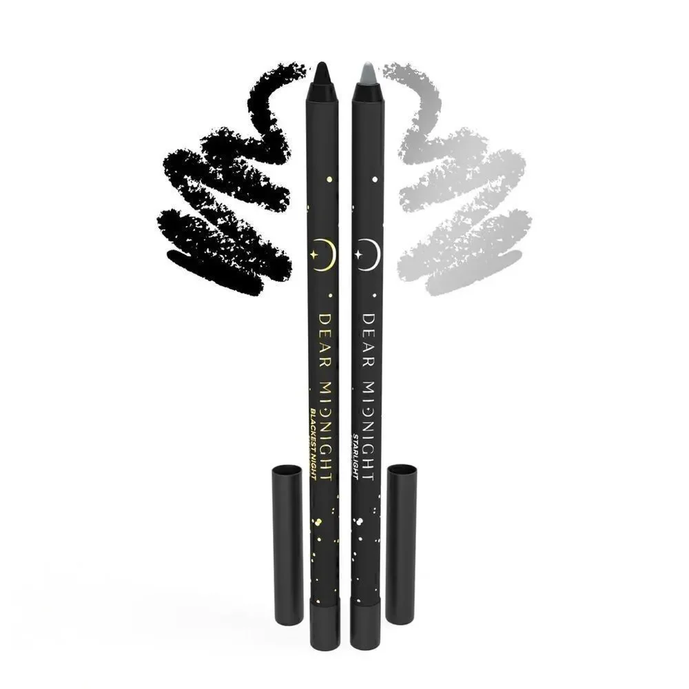 Dear Midnight Atelier Star-Crossed Eyeliner Duo New in Box, One Black One Silver
